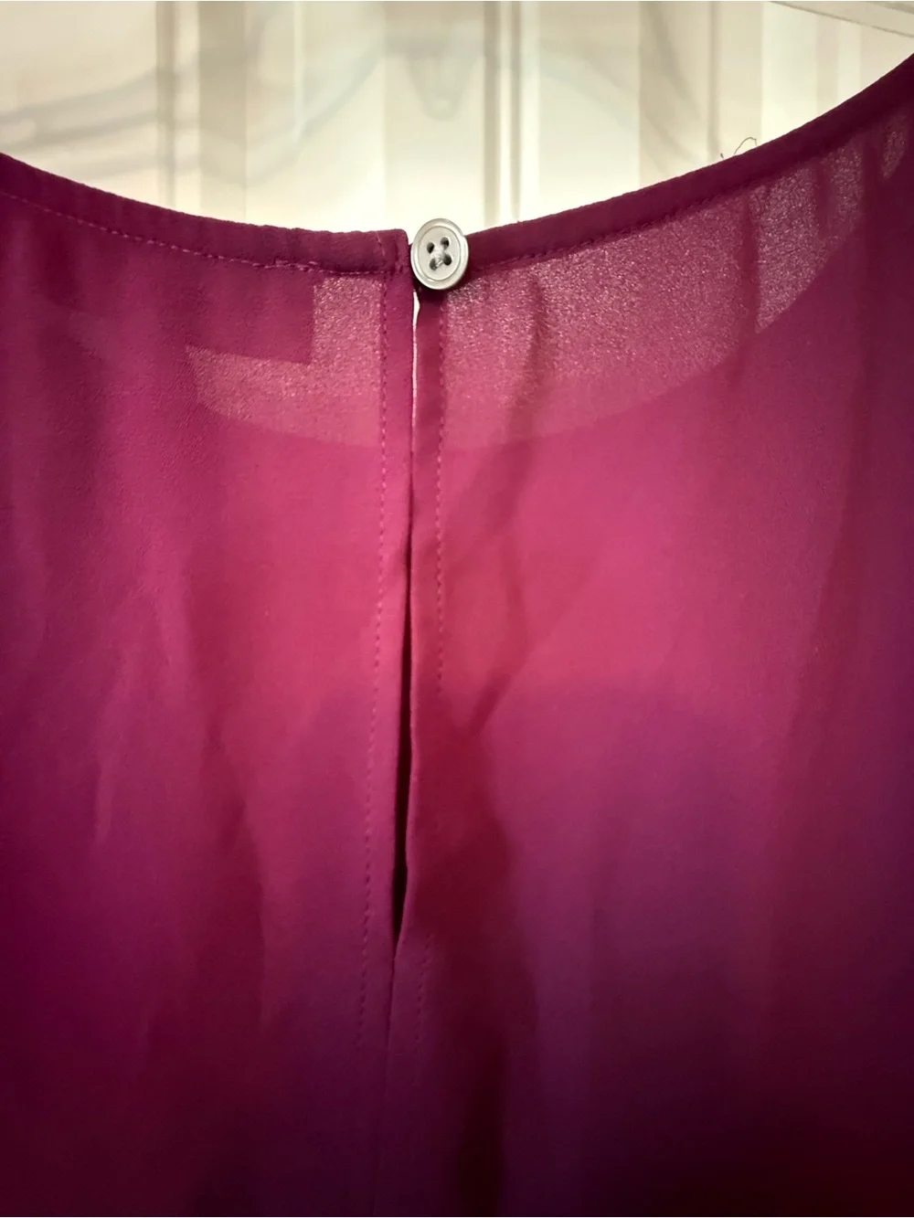 Women’s Ruffle Sleeve Blouse - Plum